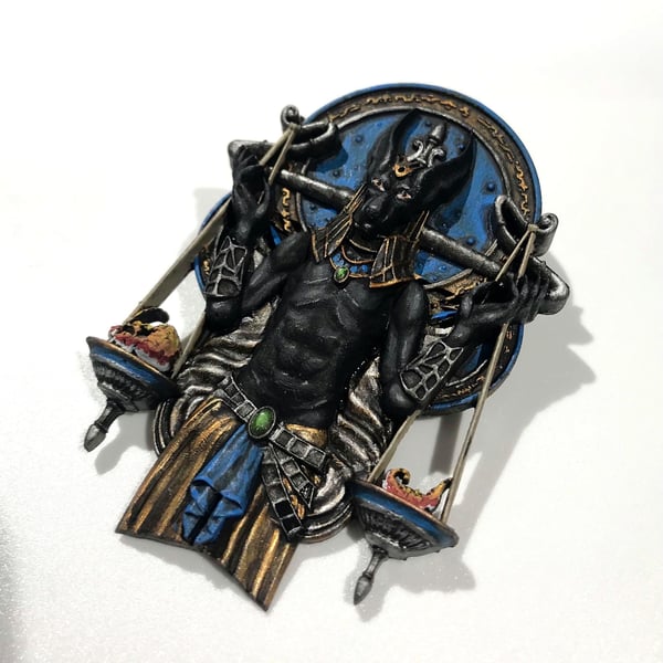 Fridge Magnet Egyptian Anubis Medallion Decoration