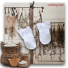 Reserved for Tina - Frilly White Socks 