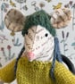 Handmade Little Cloth Mouse  - Image 2