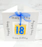 18th Birthday Card; Fused Glass 18 Birthday Keepsake - Image 3
