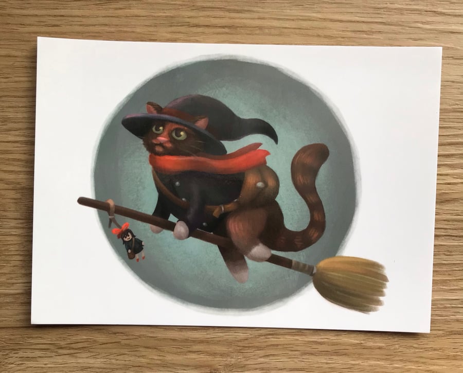 Halloween Animal Post Card