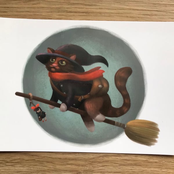 Halloween Animal Post Card