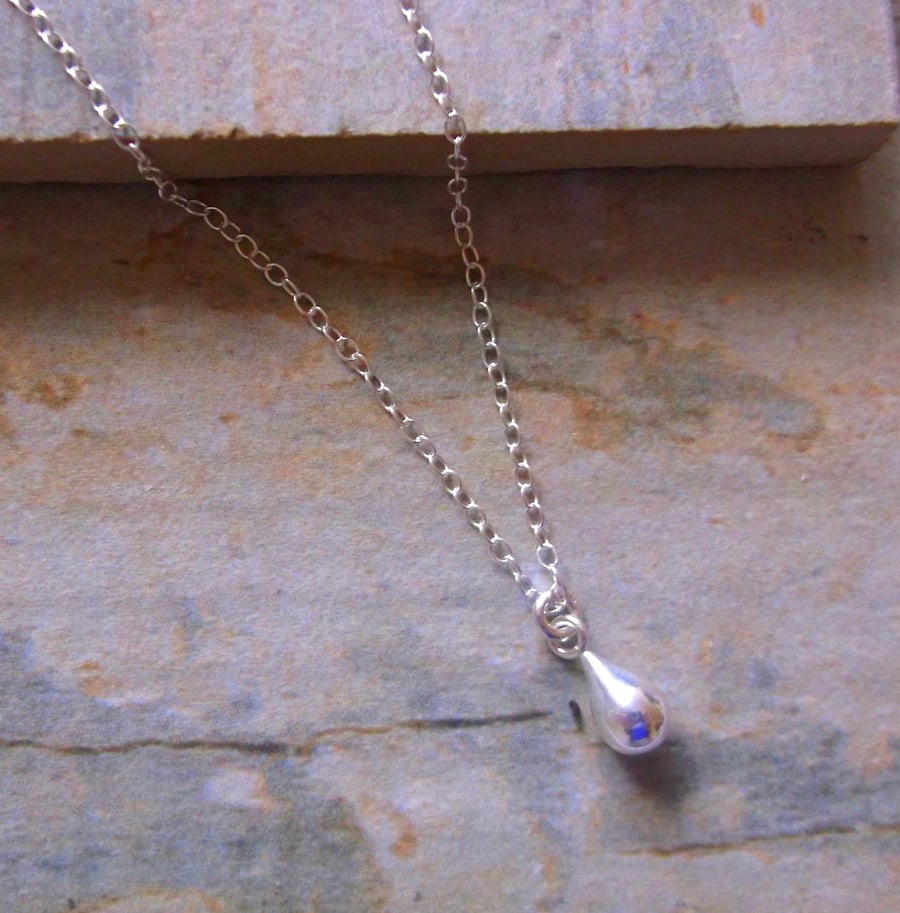 Sterling Silver Little Teardrop