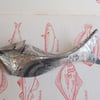 Pewter Sardine light Pull or Wall Hanging