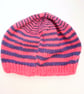 Ladies Striped Beanie Hat - UK Free Post - Image 2