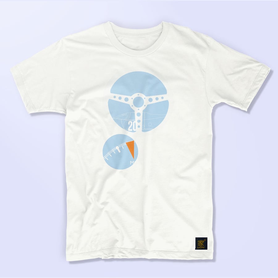 TAG Heuer Monaco Horology Art -  men's T shirt (Bauhaus edition)