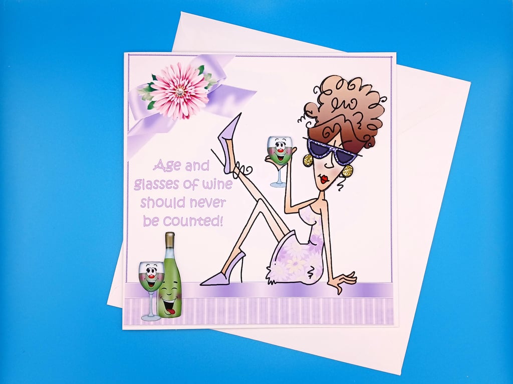 Funny Birthday Card - Sister, Daughter, Granddaughter, Wife, Sister-in-Law, Daug