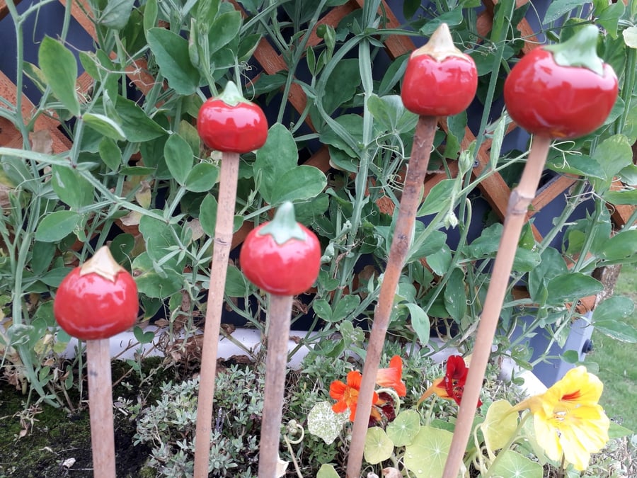  Cane Tops - Handmade for your Bamboo Sticks