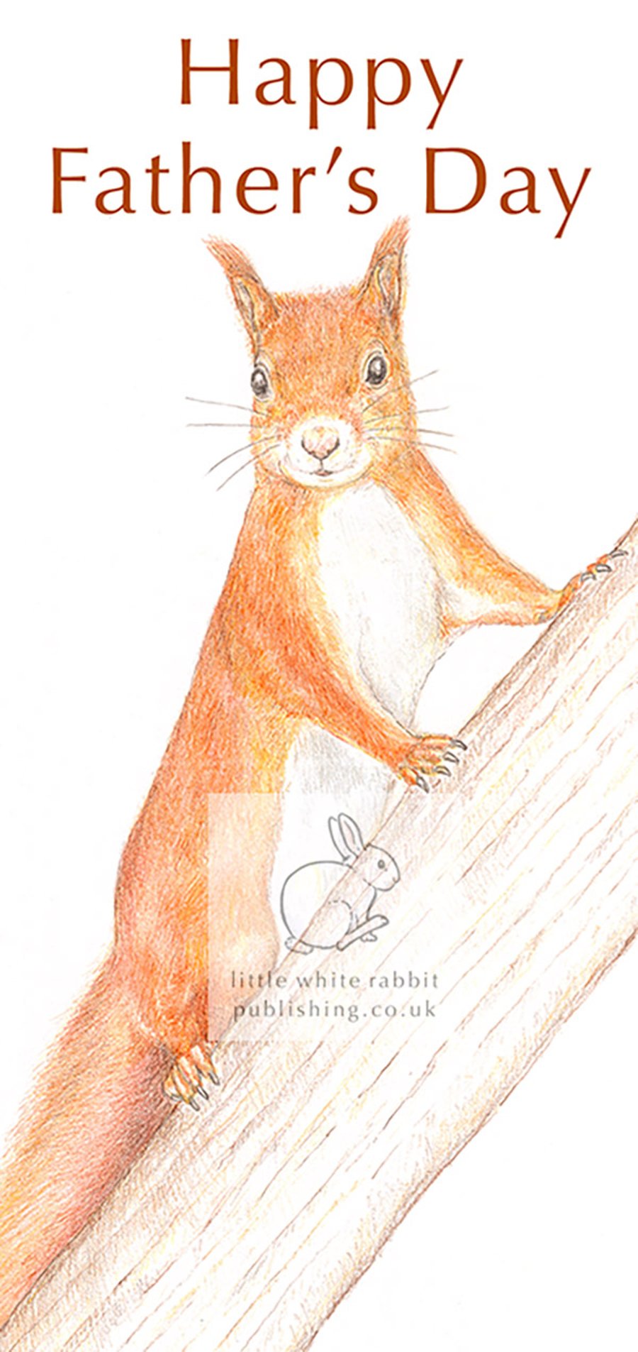Red Squirrel - Father's Day Card