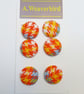 Orange Covered Buttons  - Image 2