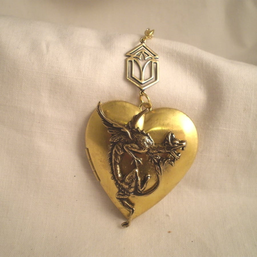 Dragon Heart Locket