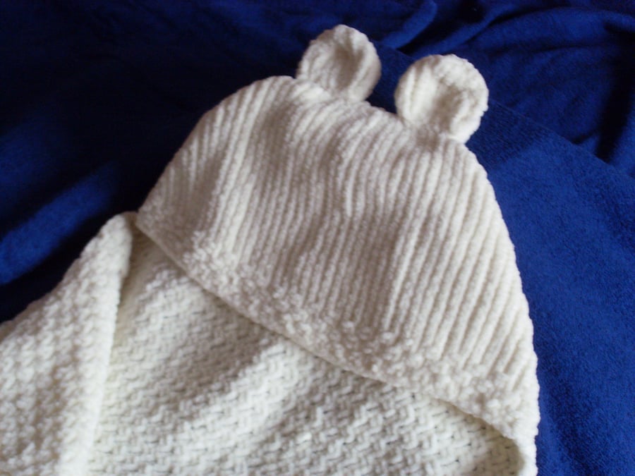 Hooded Baby Blanket