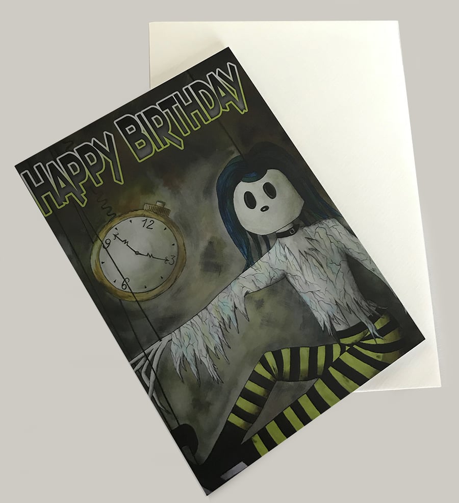 TiKToK 'Happy Birthday' - Art Greeting Card
