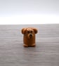 small glass dog keepsake figure