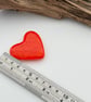Orange Fused Glass Heart - Image 9
