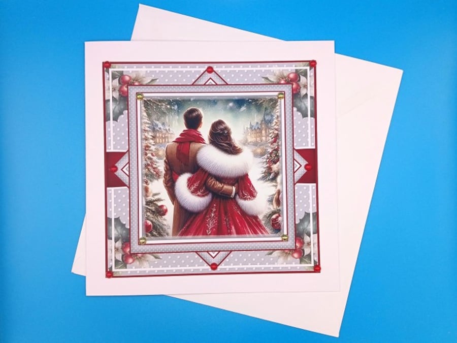 Christmas Card, Large, Husband, Wife, Couple
