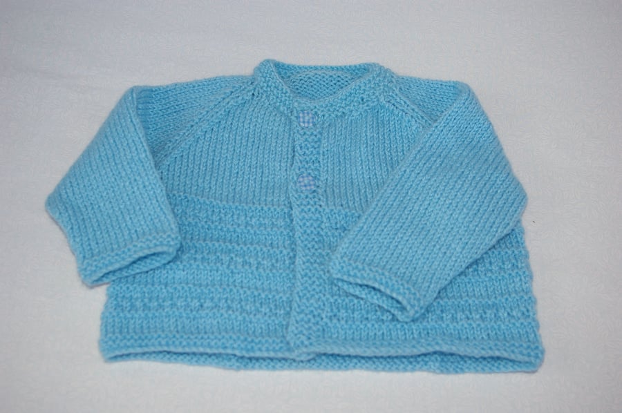 Baby Boy Cardigan in Light Blue