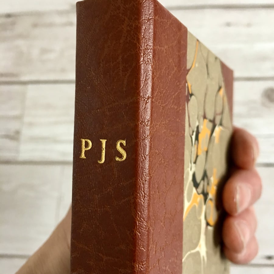 Personalised Marble Notebook, A6