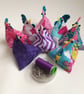 Pattern or paper weight bean bag chickens. Various colours - Image 3