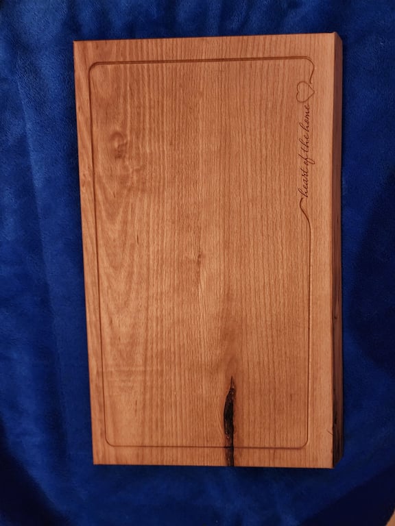 Live edge Elm chopping cutting board