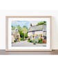 Buckland Monachorum Dartmoor Devon  Original Watercolour Painting Mounted - Image 6