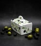 Olives Butter Dish Butter Dish - Hand Painted - Image 4