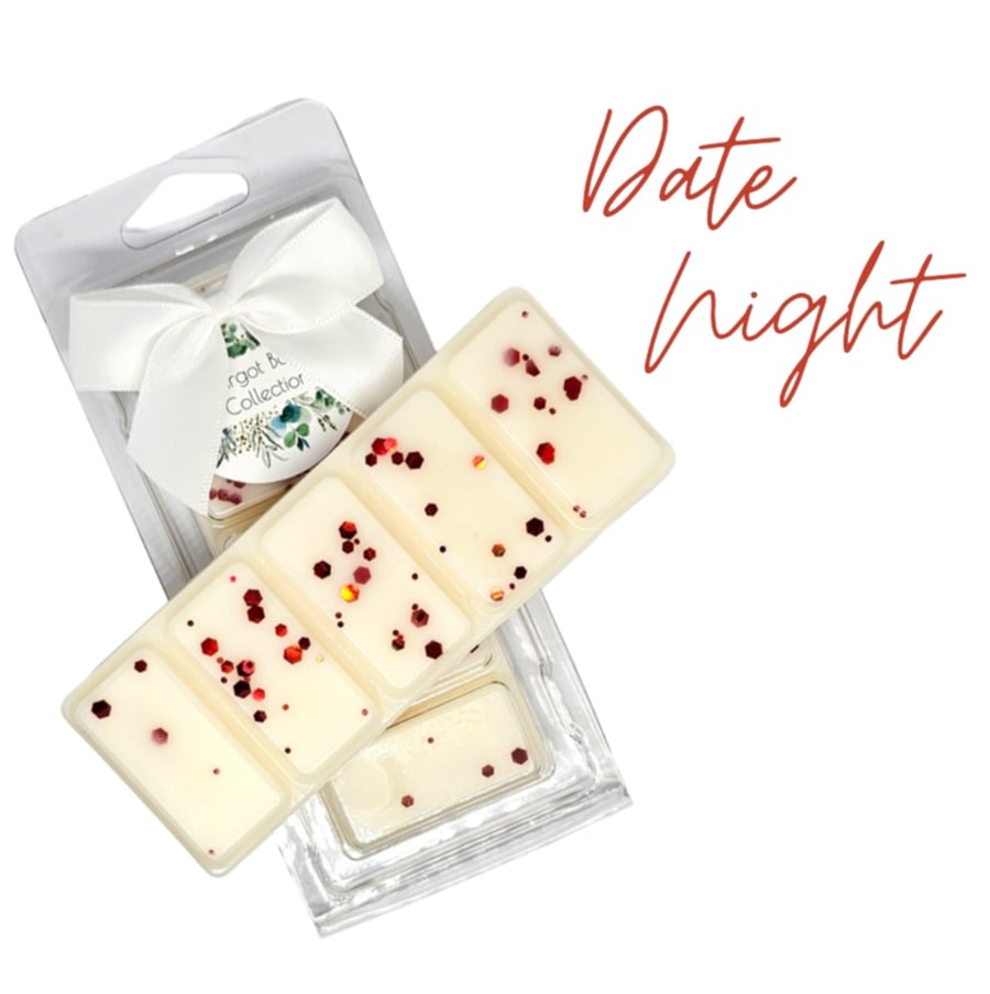 Date Night  Wax Melts UK  50G  Luxury  Natural  Highly Scented