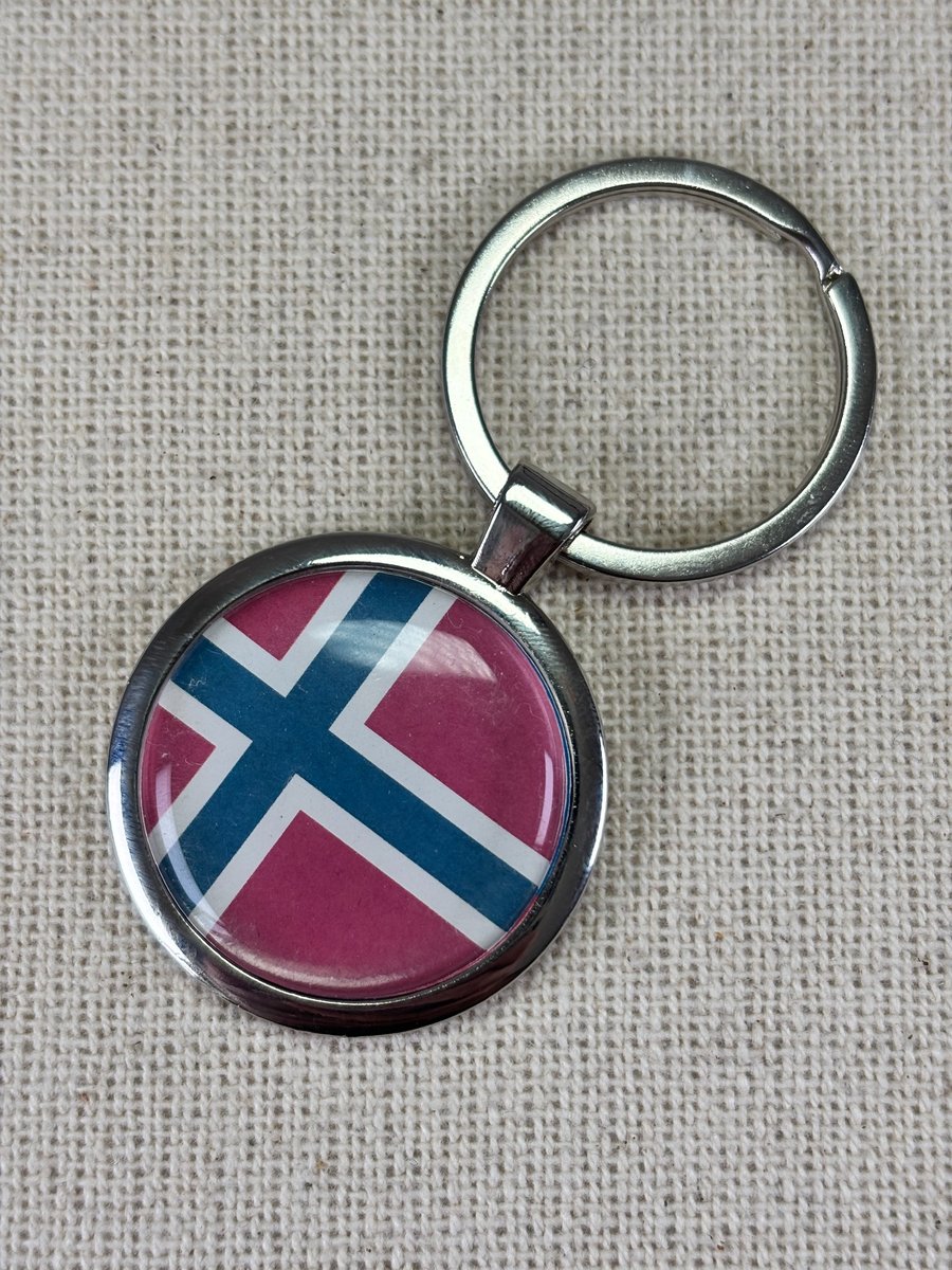 Norway Flag Keyring