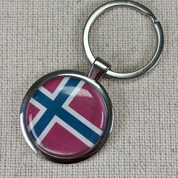 Norway Flag Keyring