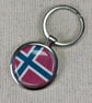 Norway Flag Keyring