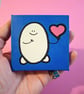 Chep with a heart - mini canvas - Image 1