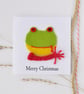Frog Christmas greeting card - Image 3