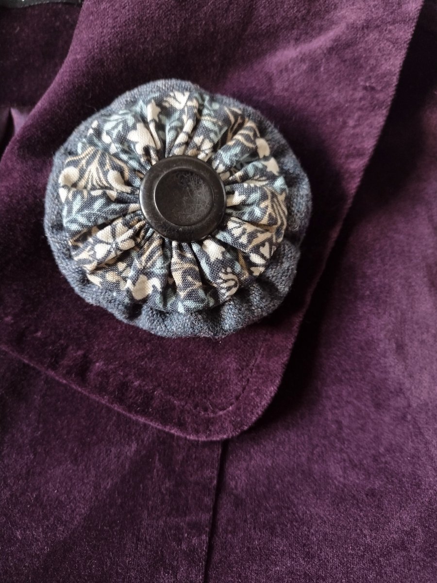 Textile brooch - Folksy