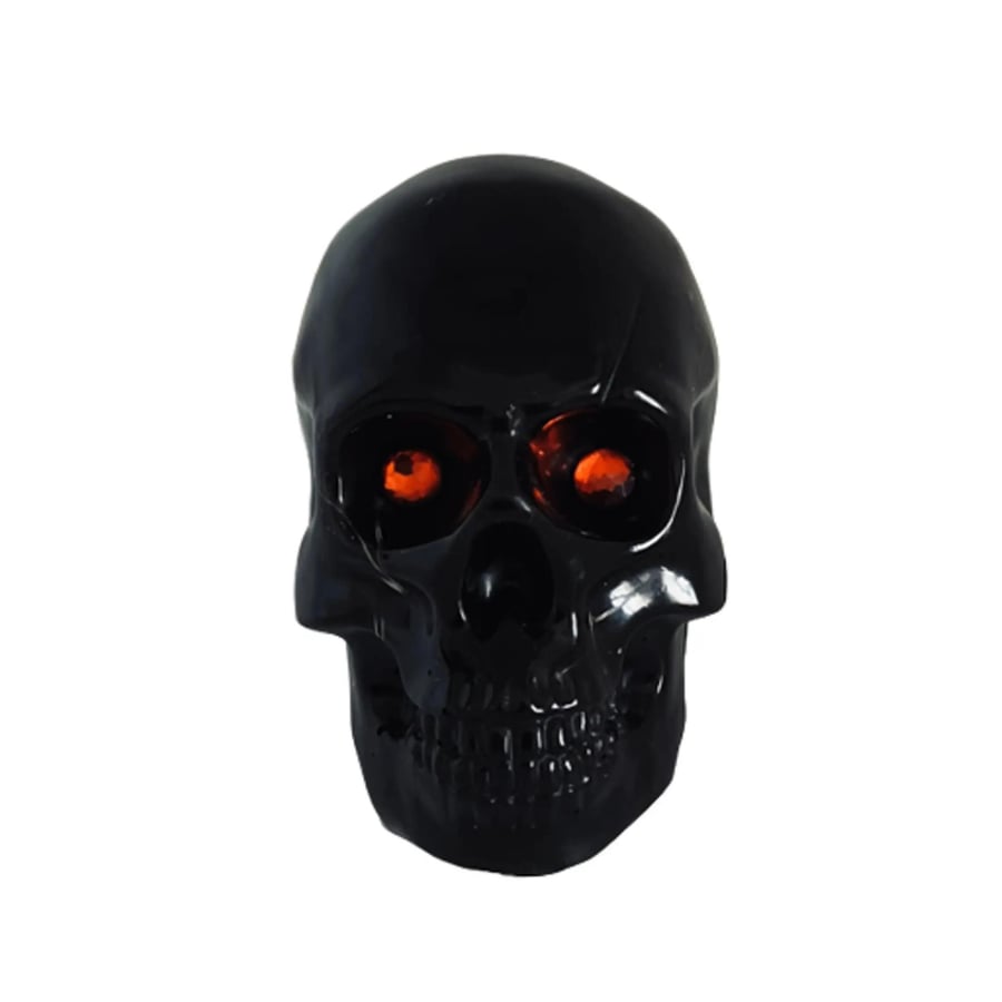 Resin Gothic Skulls Black Rainbow White Blue Glitter Ornaments Home Decor