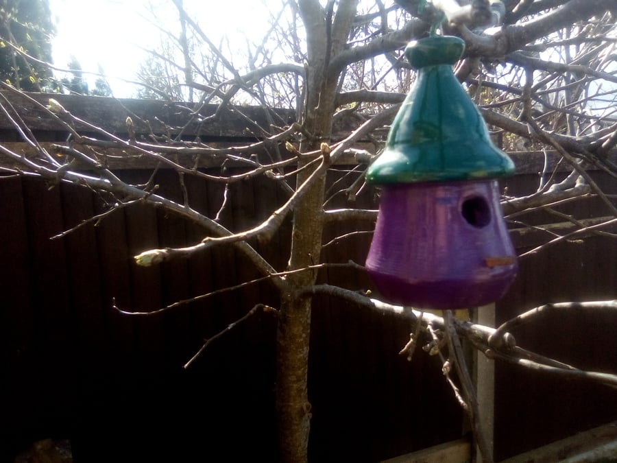 Insect box, in the shape of bird box