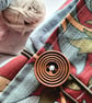 Rust & Fauna Print Crochet Hook Roll - Image 4