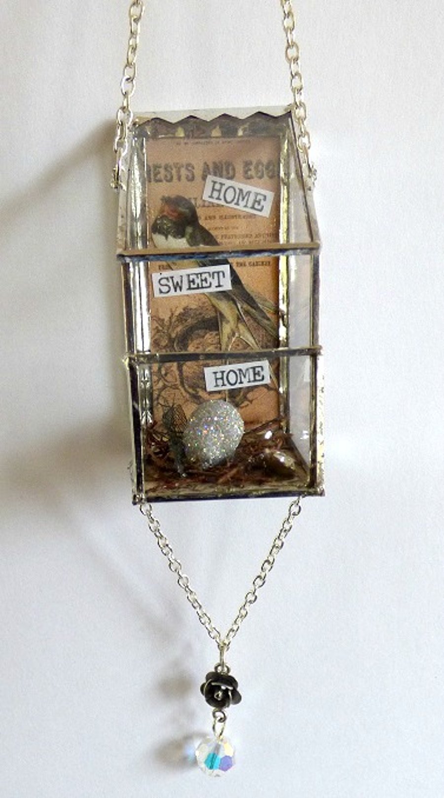 Swallow Home Sweet Home bird box hanging decorations