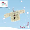 White Flecked Jumper to fit the Little Hug Dolls