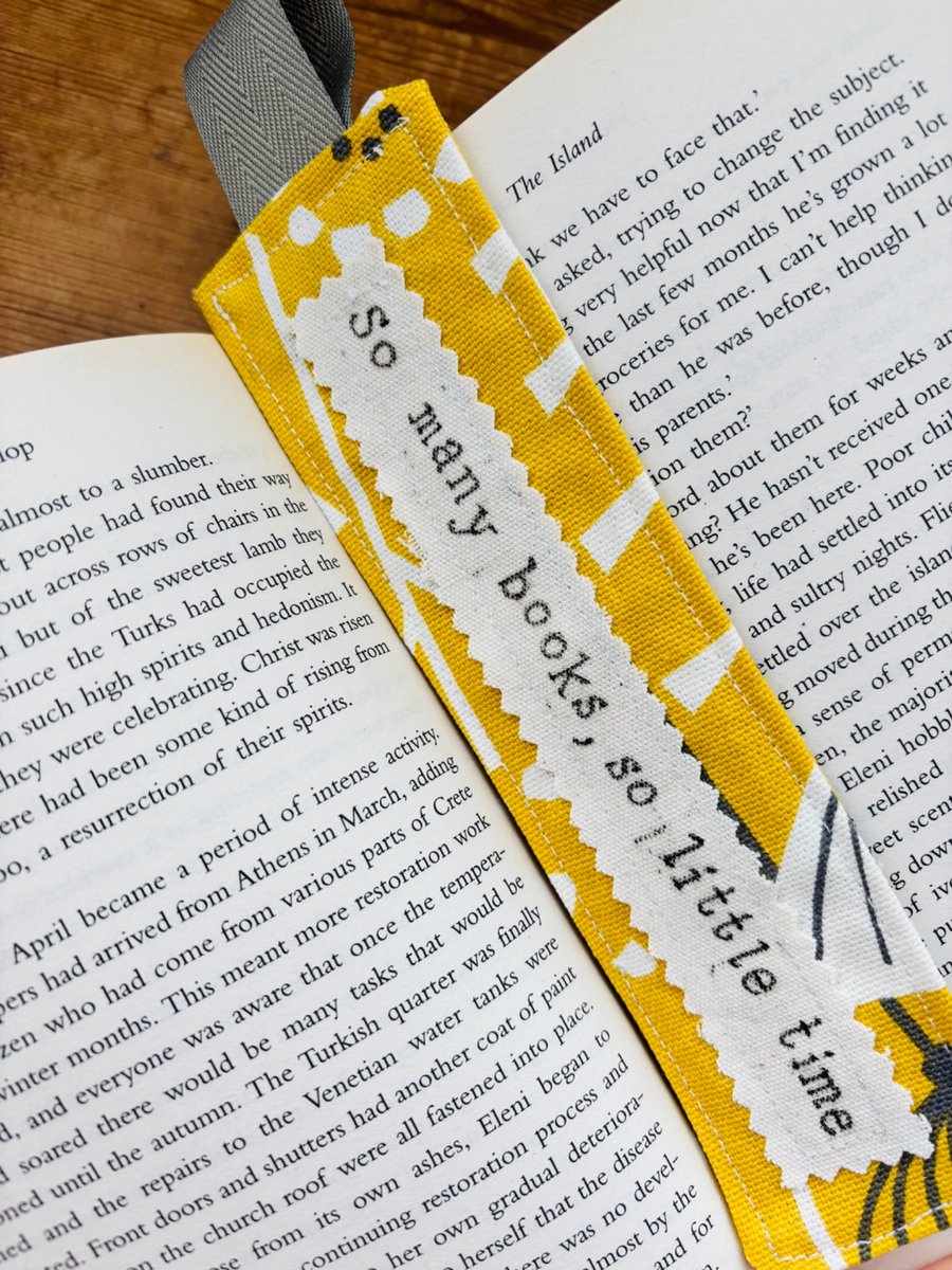 Handmade Fabric Bookmark