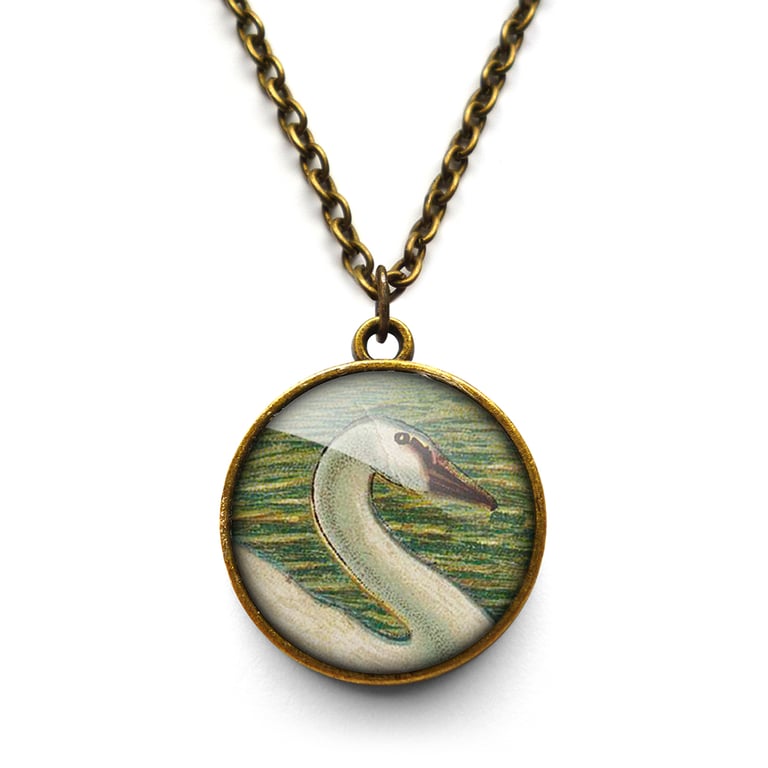 White Swan Necklace (TB05)