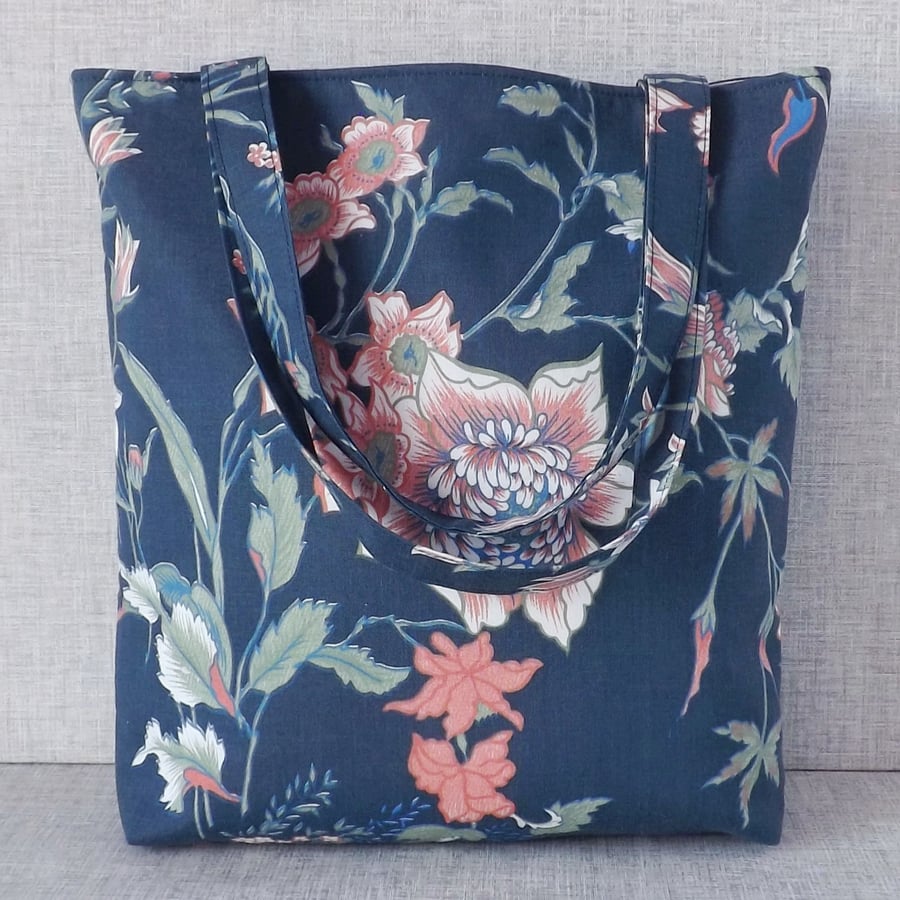 Tote bag, shopping bag, floral. Second