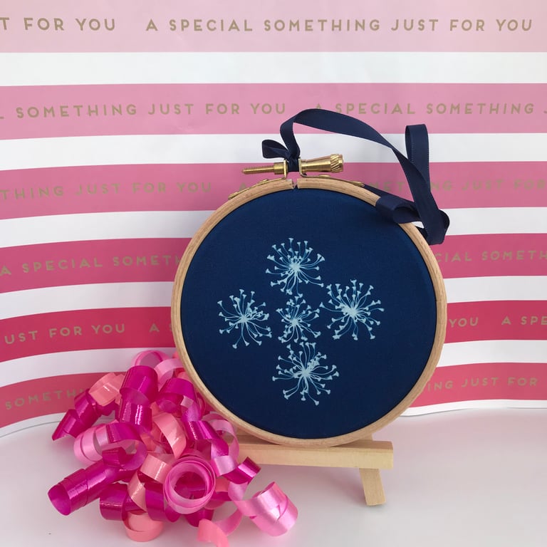  Botanical Art makes a sweet Cyanotype Hoop.