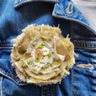 Peony Brooch
