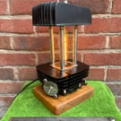 Motorcycle Engine Table Lamp, Upcycled Industrial Style