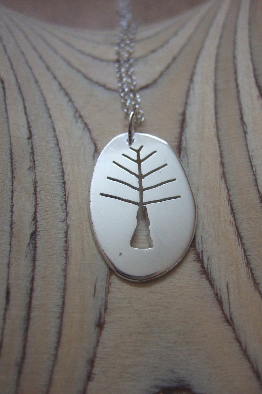 Sterling Silver Tree Nugget