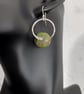 Sterling silver and green turquoise earrings - Image 5