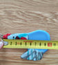 Fused Glass Chicken ornament - Image 4