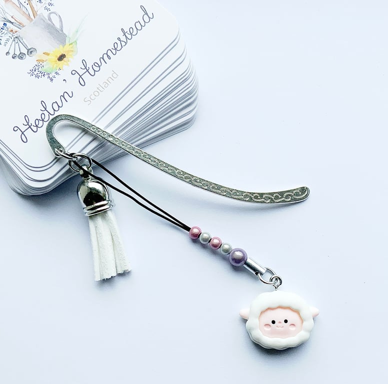 Novelty Bookmark. Sheep. Lamb. Metal Bookmark. Bookmarks. Lambs.