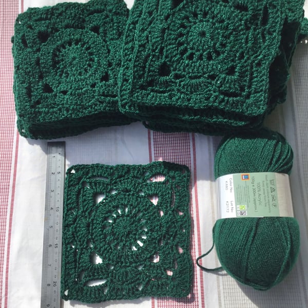 Crochet Granny Squares x 30 Plus Extra
