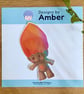 Holographic 90s Retro Red Hair Toy - Vintage Novelty Vinyl Sticker - Image 4